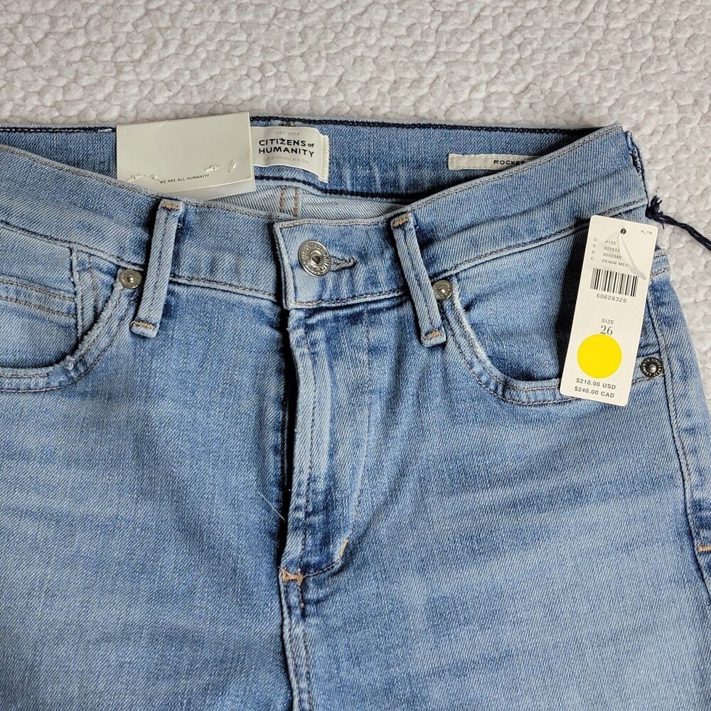 Citizens of Humanity Women Size 26 New w/ Tag Rocket Ankle Mid Rise Skinny Jeans - Picture 4 of 12